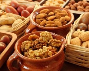 Walnuts are prohibited for gastritis