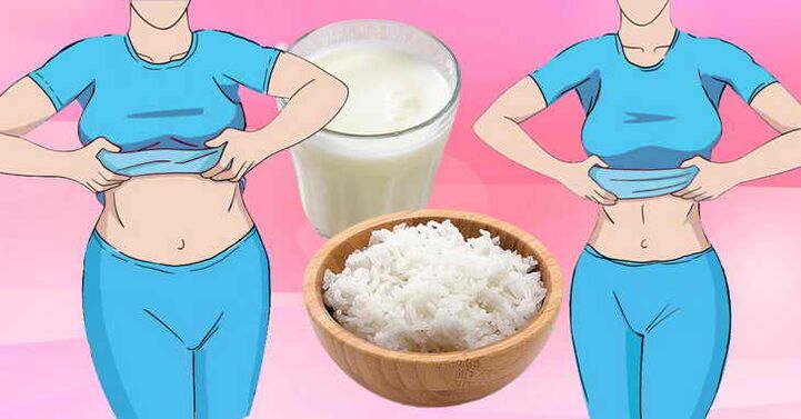 Lose weight on a kefir rice diet